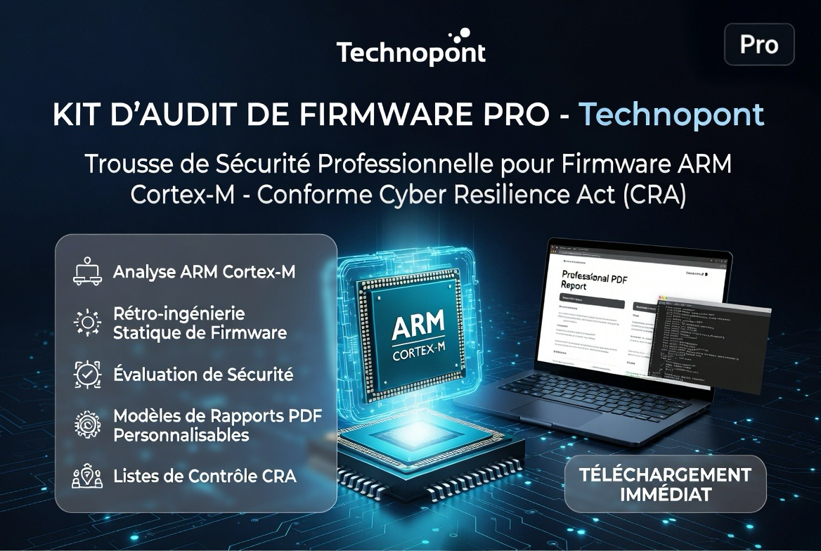 Kit Audit Pro – Trousse de sécurité professionnelle pour firmware ARM Cortex-M